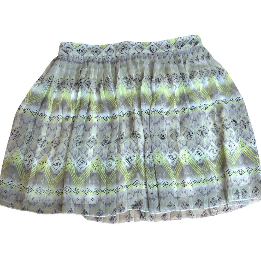 American Eagle Outfitters Lightly Pleated Pattern Mini Skirt Size 4